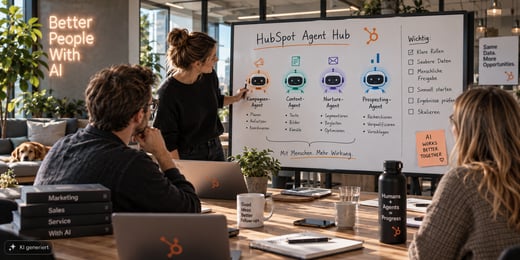 Agent Hub: Die vier neuen HubSpot-Agenten – und welche Aufgaben ihr wirklich abgeben solltet
